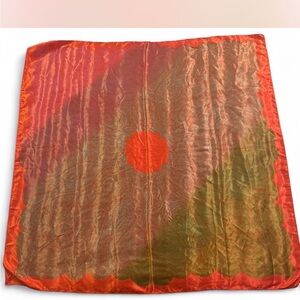 Vibrant Multicolor Silk Scarf